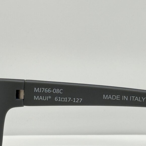 Maui Jim Kanaio Coast Matte Trans Blue Black Polarized Blue Sunglasses B766-08C - Picture 5 of 10